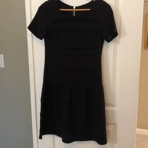 Eliza J. Black Drop Waist Dress